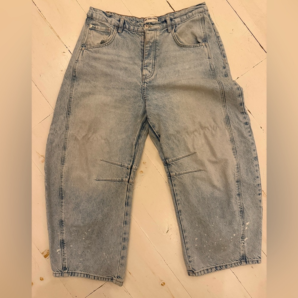 We the Free Barrel leg jeans